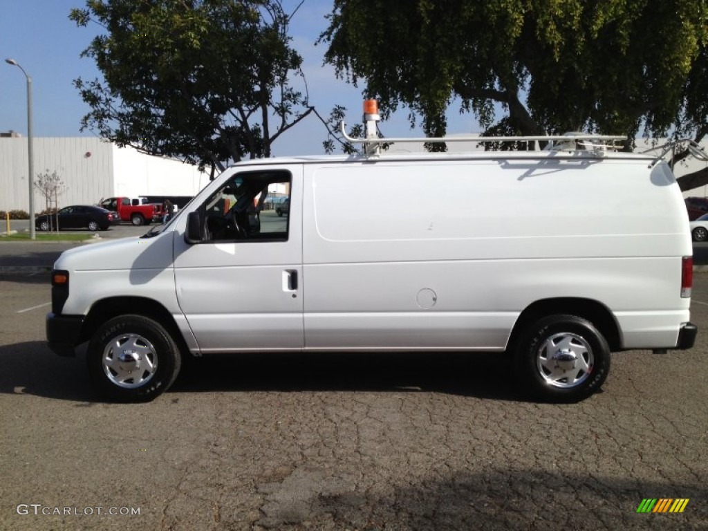 Oxford White 2008 Ford E Series Van E150 Commercial Exterior Photo #78898644