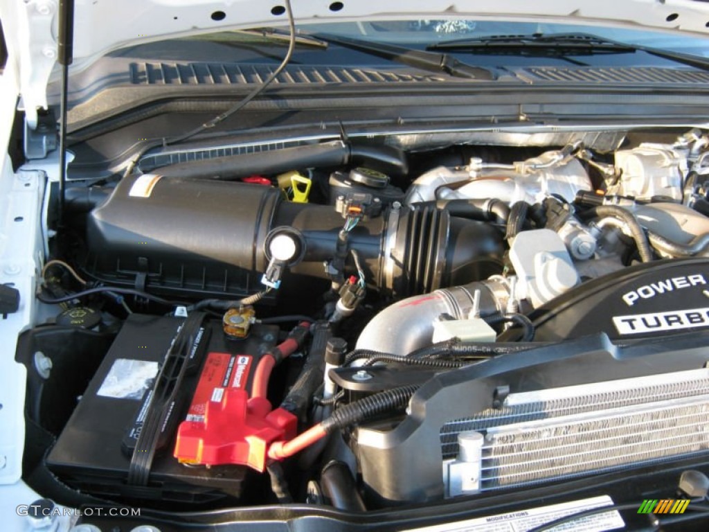 2008 Ford F350 Super Duty XL SuperCab 4x4 Engine Photos
