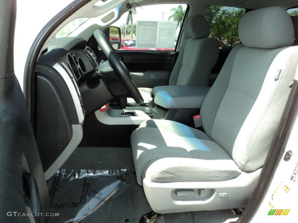 Graphite Gray Interior 2007 Toyota Tundra SR5 Double Cab Photo #78899509