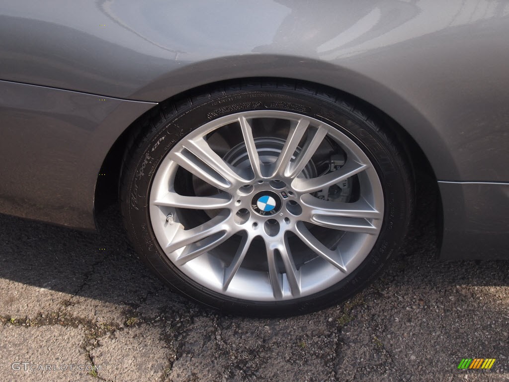 2011 3 Series 328i Coupe - Space Gray Metallic / Black photo #7