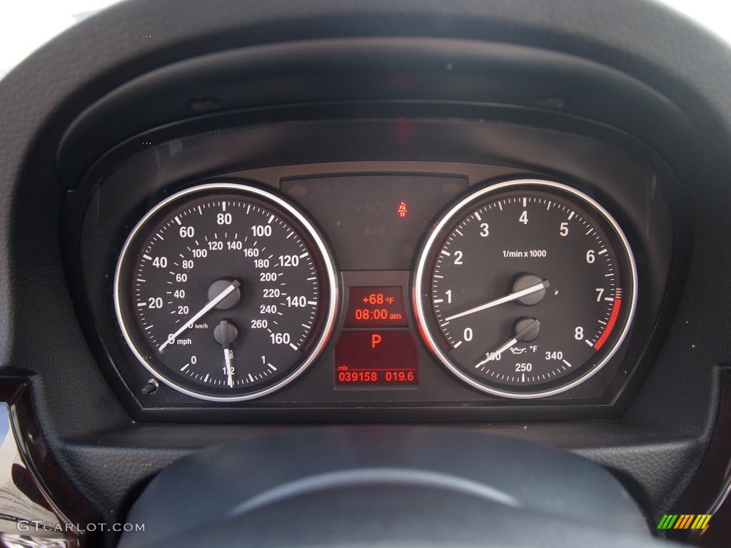 2011 3 Series 328i Coupe - Space Gray Metallic / Black photo #17