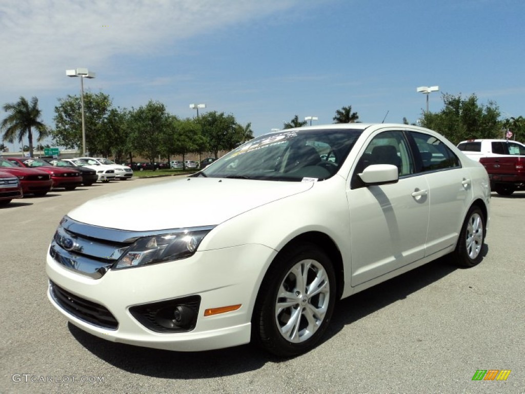 White Suede 2012 Ford Fusion SE Exterior Photo #78900099