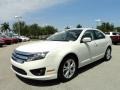 White Suede 2012 Ford Fusion SE Exterior