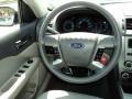Medium Light Stone 2012 Ford Fusion SE Steering Wheel