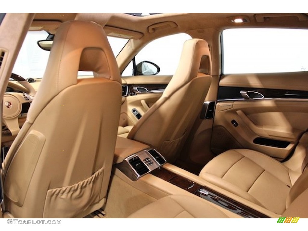 Luxor Beige Interior 2010 Porsche Panamera Turbo Photo #78900671