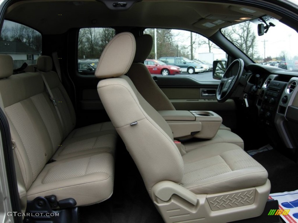 Camel/Tan Interior 2009 Ford F150 XLT SuperCab Photo #78903456