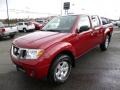 2012 Lava Red Nissan Frontier SL Crew Cab 4x4  photo #3