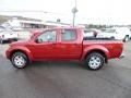 2012 Lava Red Nissan Frontier SL Crew Cab 4x4  photo #4