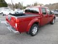 2012 Lava Red Nissan Frontier SL Crew Cab 4x4  photo #7