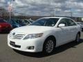 2011 Super White Toyota Camry XLE V6  photo #3