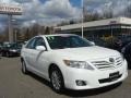 2011 Super White Toyota Camry XLE V6  photo #1