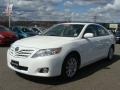 2011 Super White Toyota Camry XLE V6  photo #3