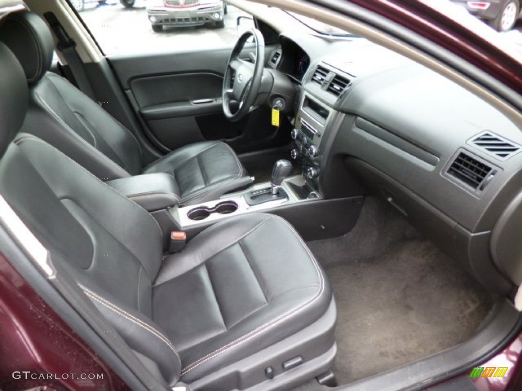 Charcoal Black Interior 2012 Ford Fusion SEL V6 Photo #78904318