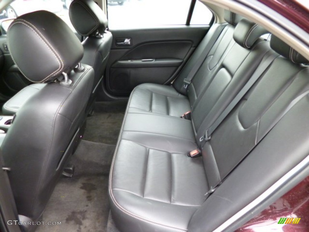 Charcoal Black Interior 2012 Ford Fusion SEL V6 Photo #78904380