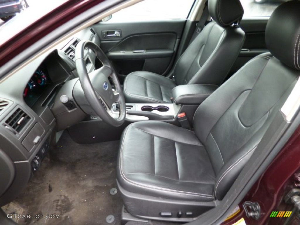 Charcoal Black Interior 2012 Ford Fusion SEL V6 Photo #78904424