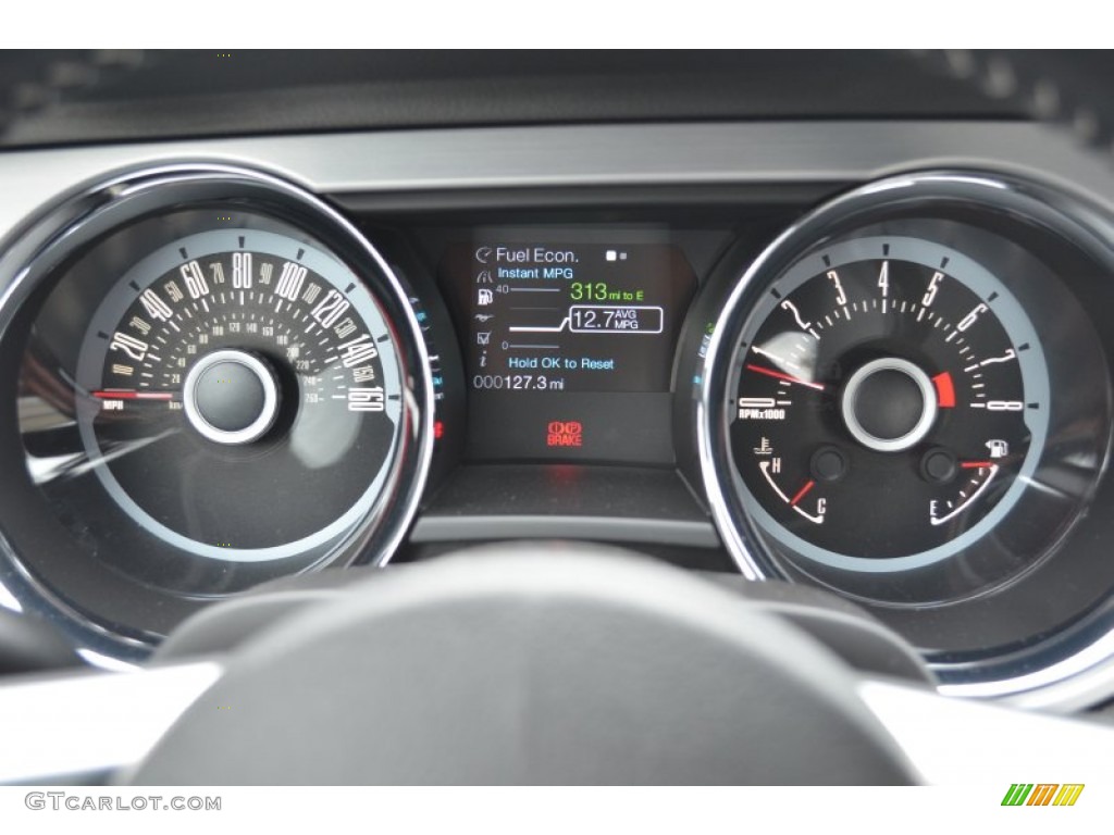 2013 Ford Mustang GT Premium Coupe Gauges Photo #78904575