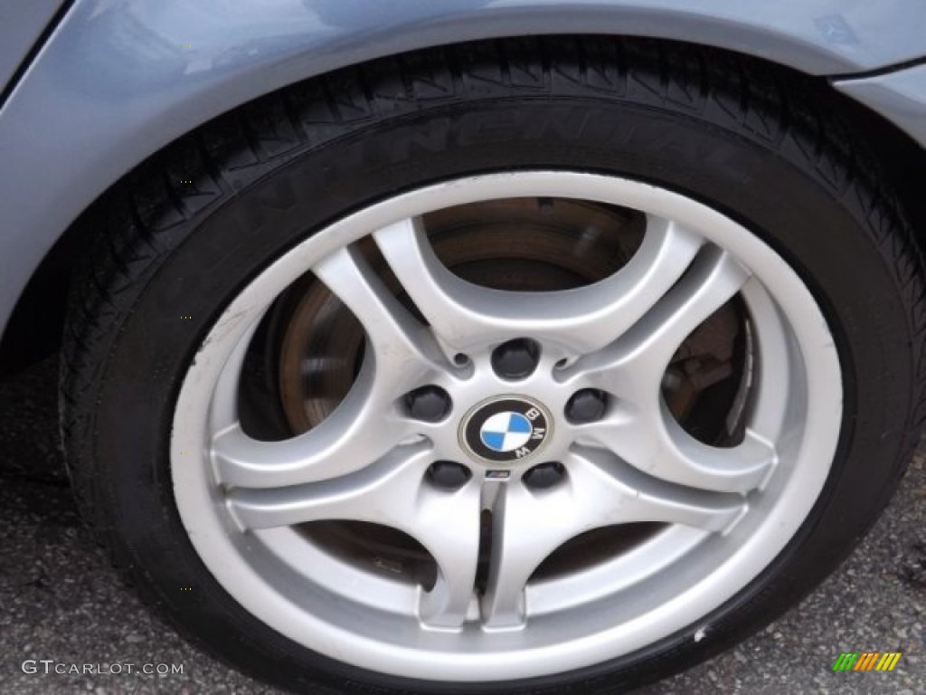 2001 3 Series 330i Sedan - Steel Blue Metallic / Grey photo #5