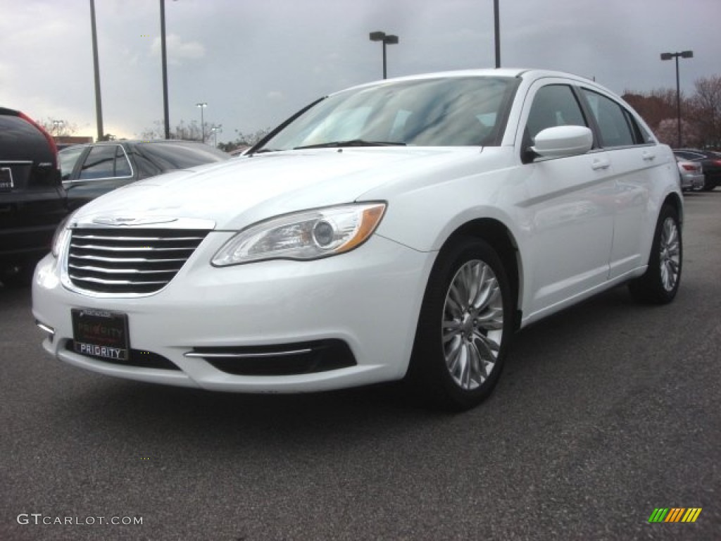 2012 200 LX Sedan - Bright White / Black photo #1