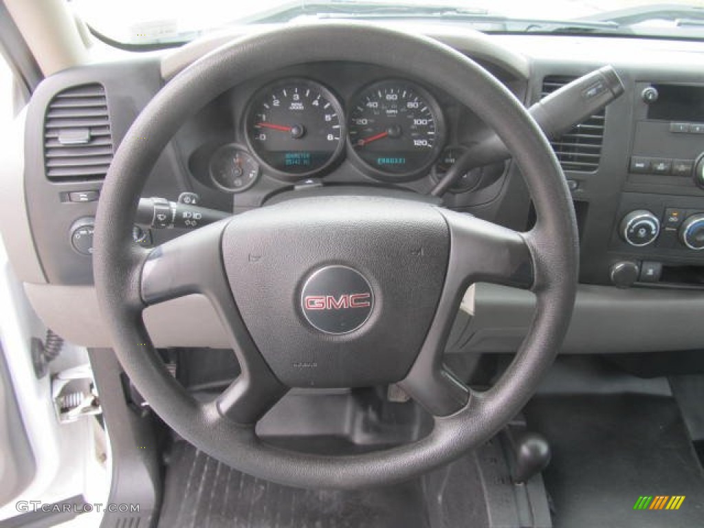 2007 GMC Sierra 1500 Crew Cab 4x4 Dark Titanium Steering Wheel Photo #78905739