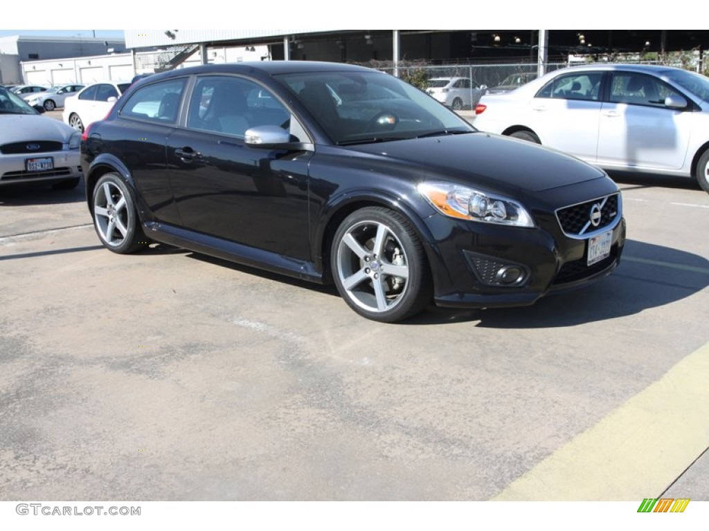 2011 C30 T5 R-Design - Black Sapphire Metallic / Off Black/Blonde T-Tec photo #1