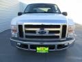 2009 Oxford White Ford F250 Super Duty XLT Crew Cab  photo #8