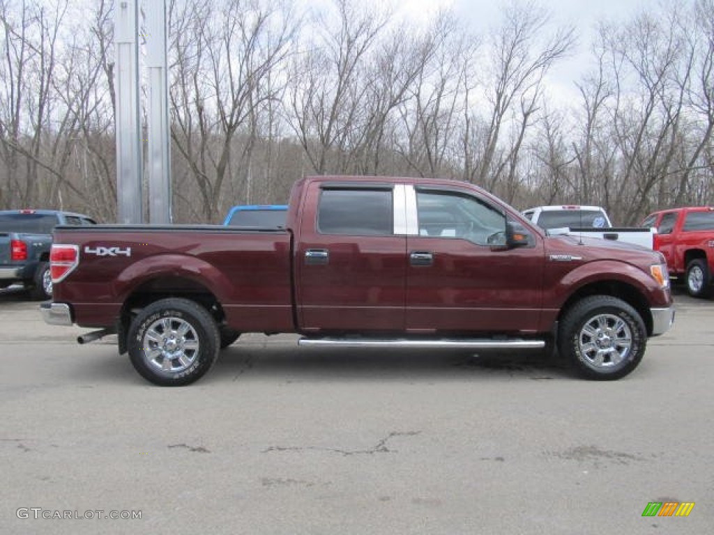 Royal Red Metallic 2010 Ford F150 XLT SuperCrew 4x4 Exterior Photo #78905982