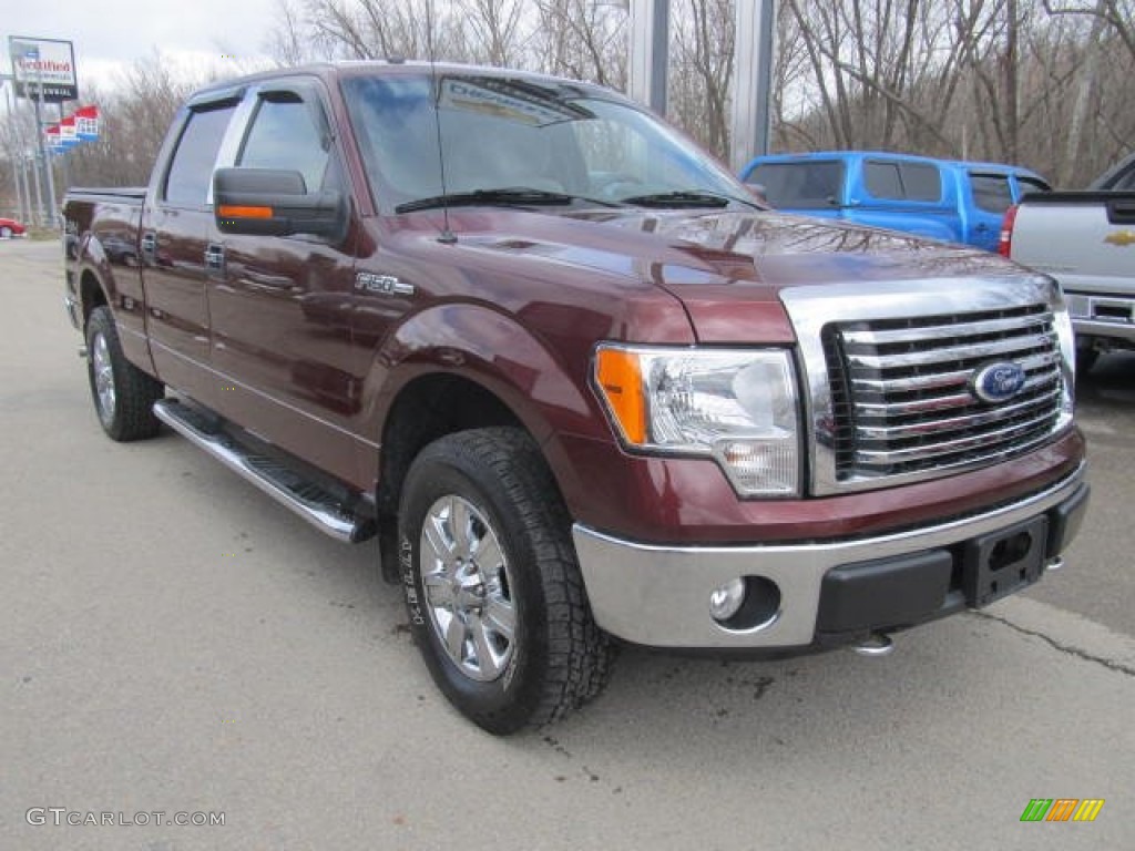 Royal Red Metallic 2010 Ford F150 XLT SuperCrew 4x4 Exterior Photo #78906018