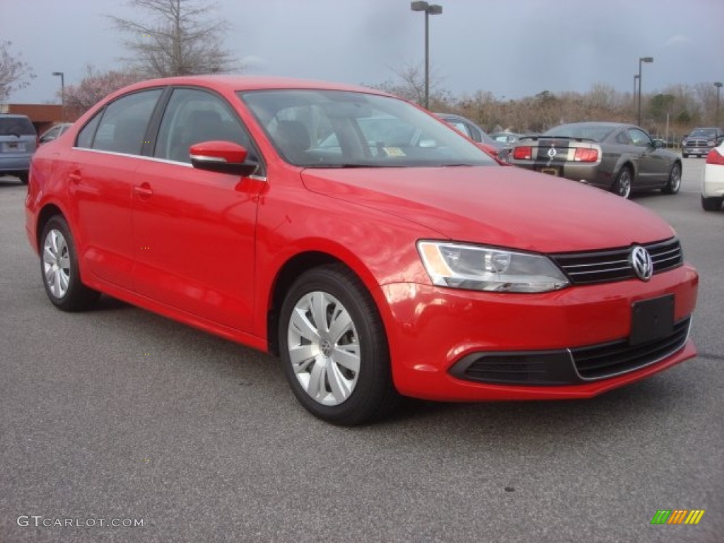 Tornado Red 2013 Volkswagen Jetta SE Sedan Exterior Photo #78906048