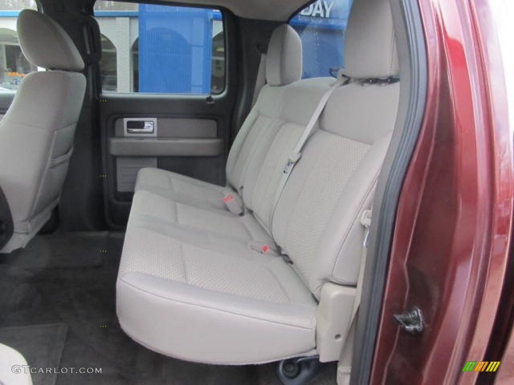 Medium Stone Interior 2010 Ford F150 XLT SuperCrew 4x4 Photo #78906100