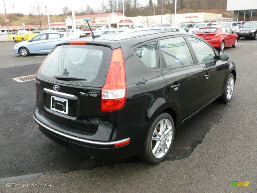 2012 Elantra SE Touring - Black Noir Pearl / Black photo #7