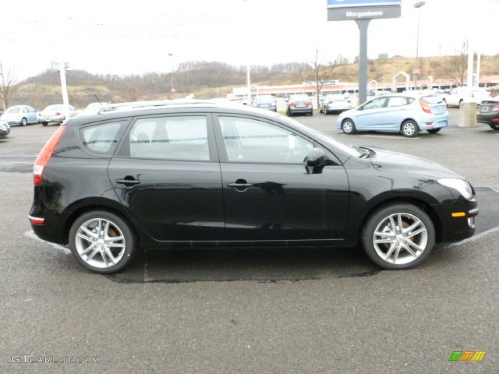 2012 Elantra SE Touring - Black Noir Pearl / Black photo #8