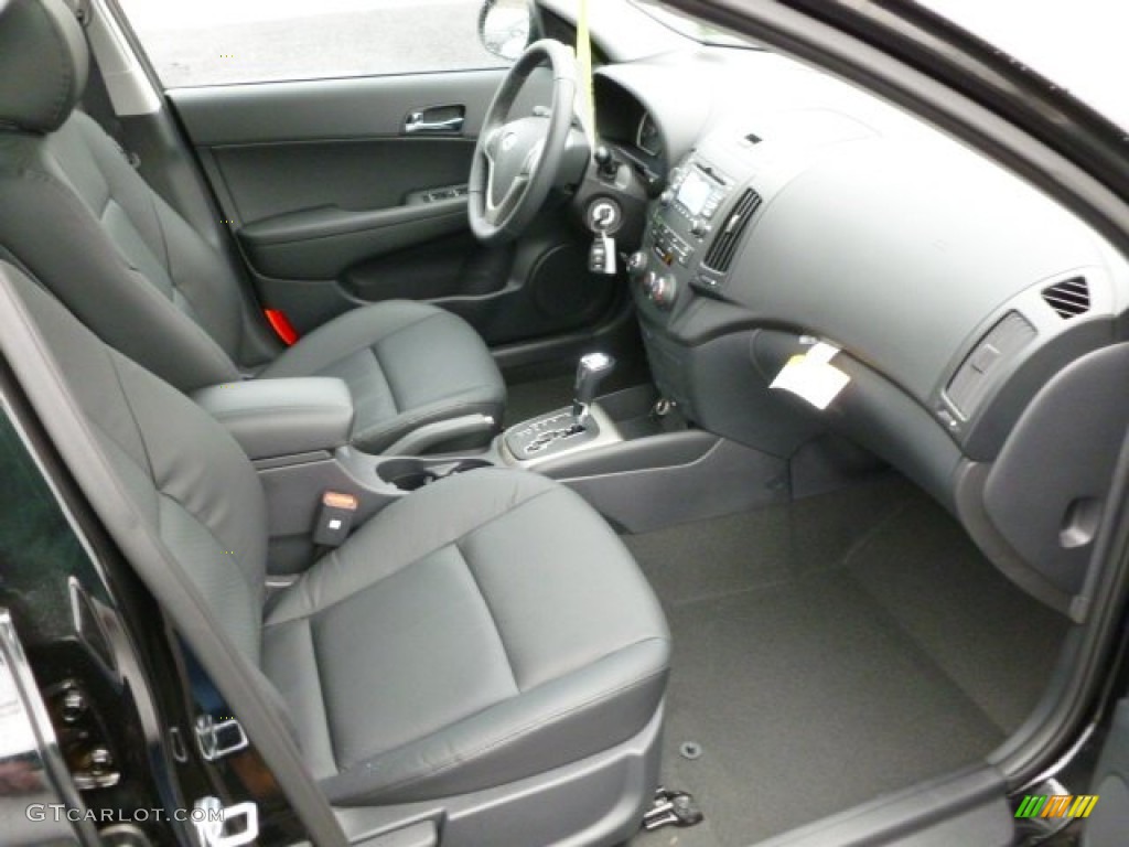 2012 Elantra SE Touring - Black Noir Pearl / Black photo #10