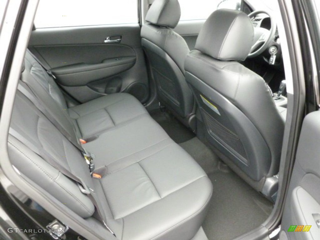 2012 Elantra SE Touring - Black Noir Pearl / Black photo #12