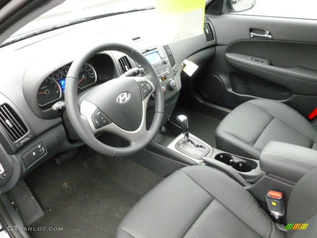 2012 Elantra SE Touring - Black Noir Pearl / Black photo #17