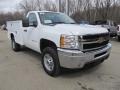 Summit White - Silverado 2500HD Work Truck Regular Cab 4x4 Photo No. 9