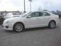 2011 White Suede Ford Fusion SEL  photo #3