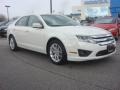 2011 White Suede Ford Fusion SEL  photo #8