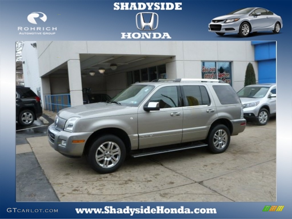 2008 Mountaineer Premier AWD - Vapor Silver Metallic / Charcoal Black photo #1