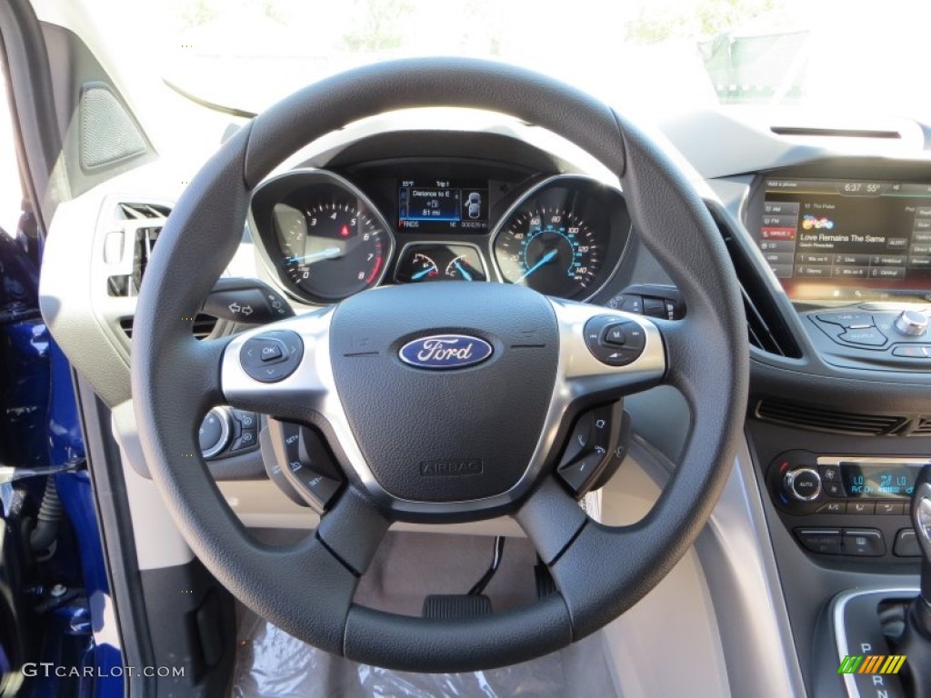 2013 Escape SE 1.6L EcoBoost - Deep Impact Blue Metallic / Medium Light Stone photo #33