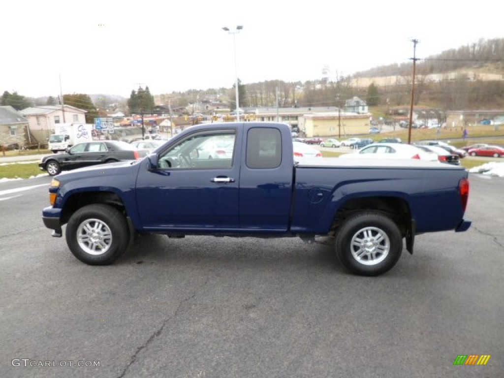 Deep Navy 2012 Chevrolet Colorado LT Extended Cab 4x4 Exterior Photo #78908515