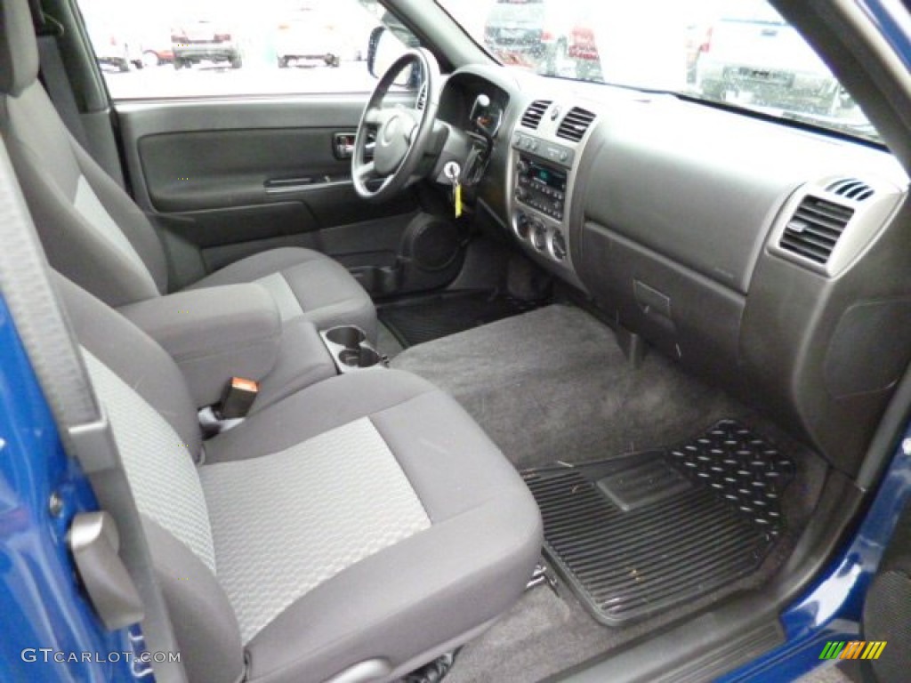 Ebony Interior 2012 Chevrolet Colorado LT Extended Cab 4x4 Photo #78908629