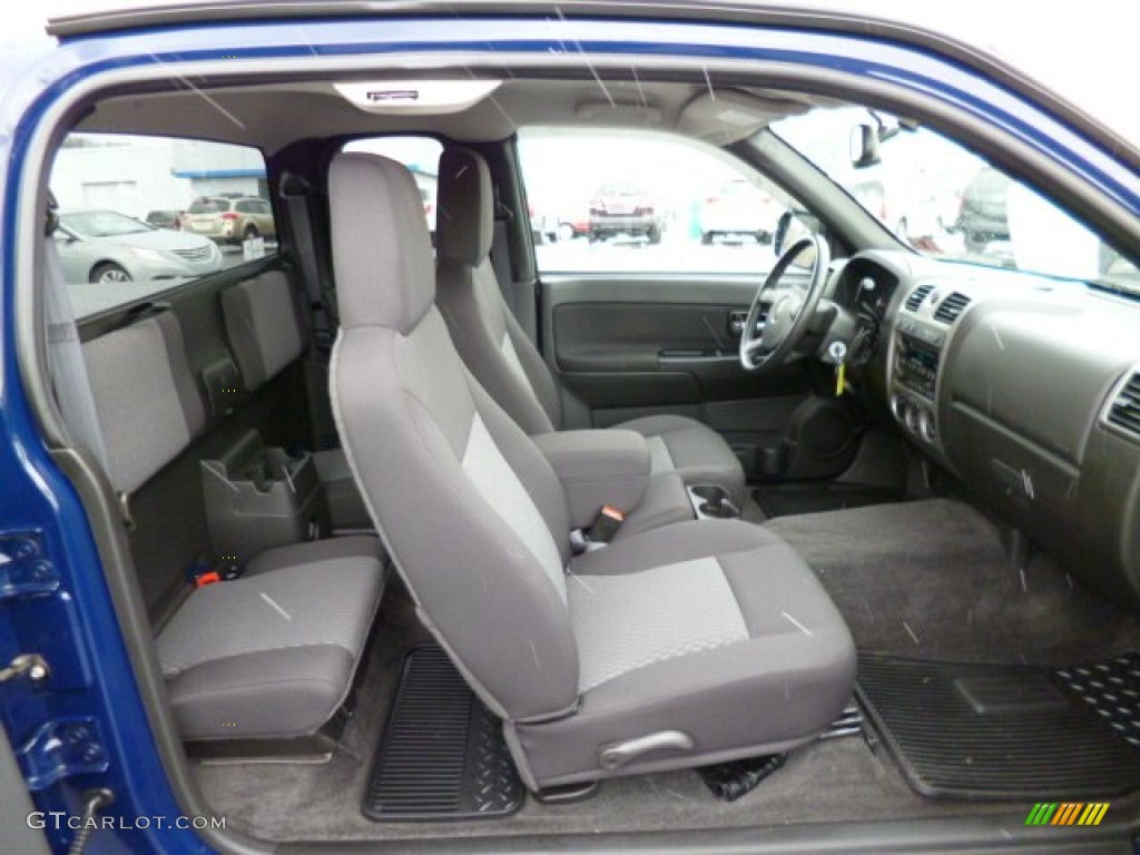 Ebony Interior 2012 Chevrolet Colorado LT Extended Cab 4x4 Photo #78908684