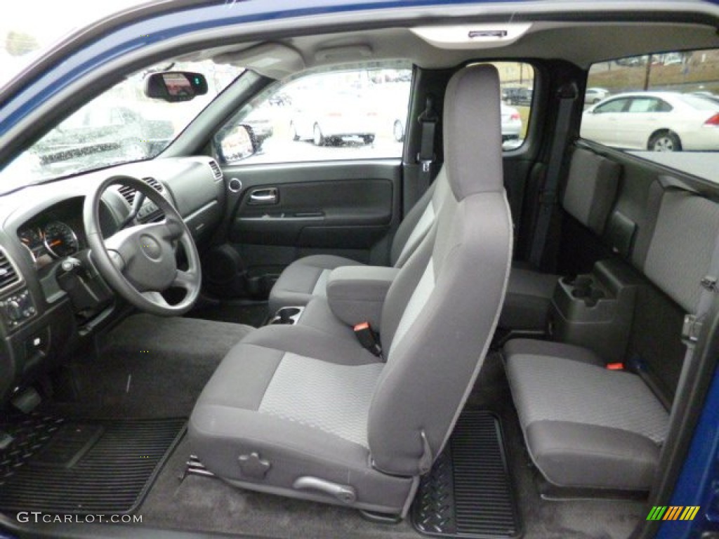 Ebony Interior 2012 Chevrolet Colorado LT Extended Cab 4x4 Photo #78908694