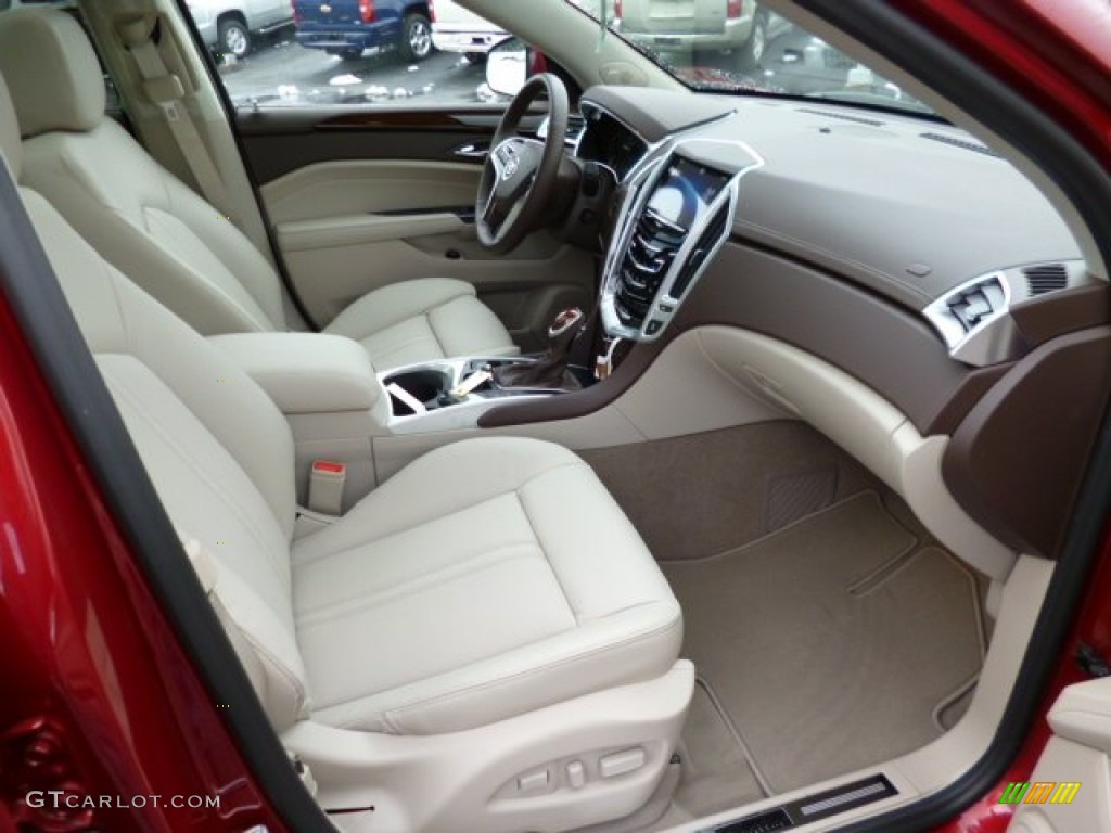2013 SRX Premium AWD - Crystal Red Tintcoat / Shale/Brownstone photo #9