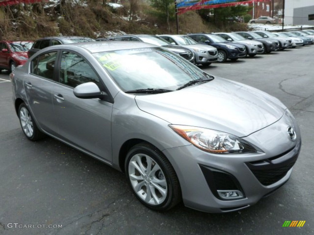 Liquid Silver Metallic 2011 Mazda MAZDA3 s Sport 4 Door Exterior Photo #78909393