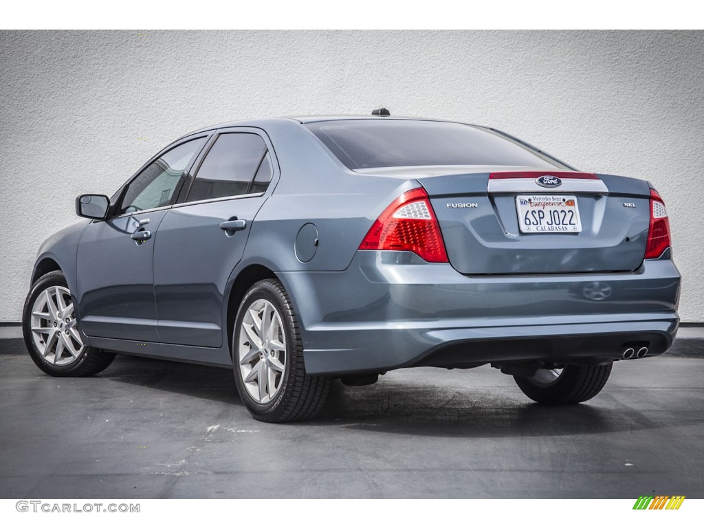 2011 Fusion SEL - Steel Blue Metallic / Charcoal Black photo #10