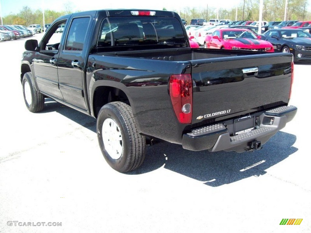 Black 2012 Chevrolet Colorado LT Crew Cab 4x4 Exterior Photo #78909795