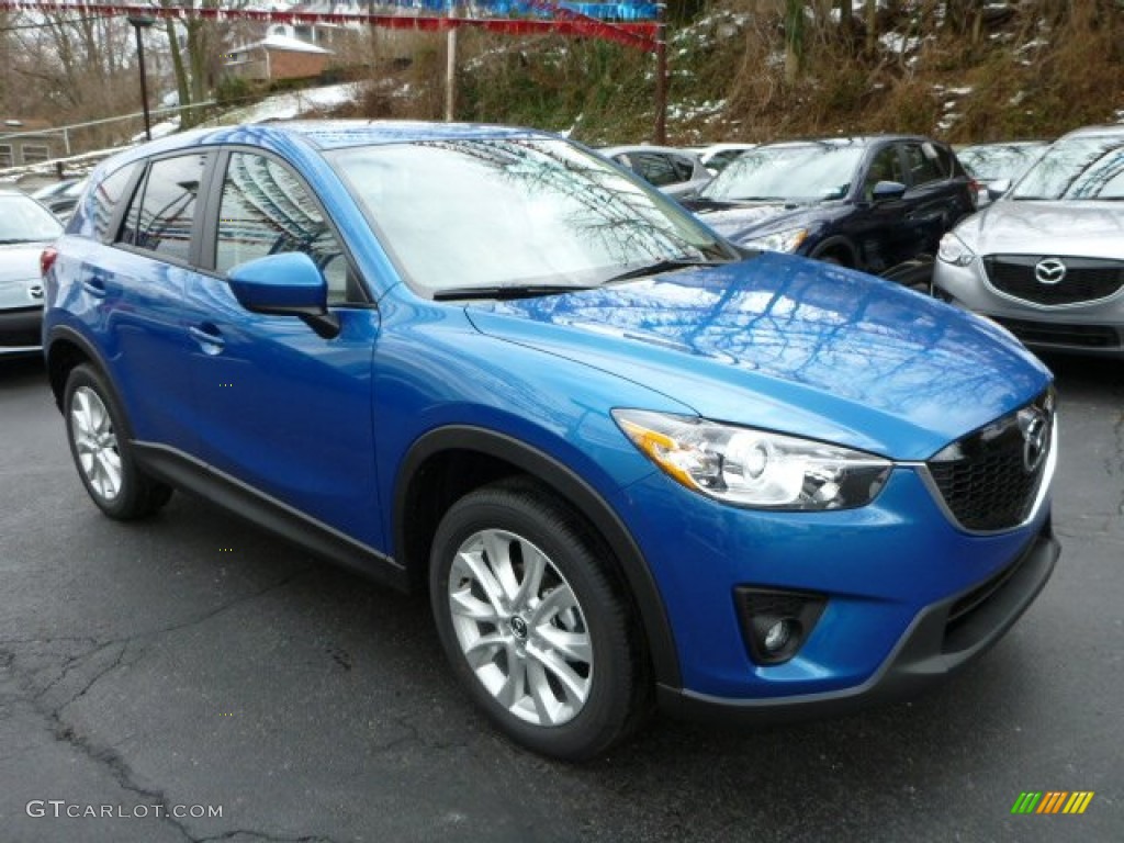 Sky Blue Mica 2014 Mazda CX-5 Grand Touring AWD Exterior Photo #78909830