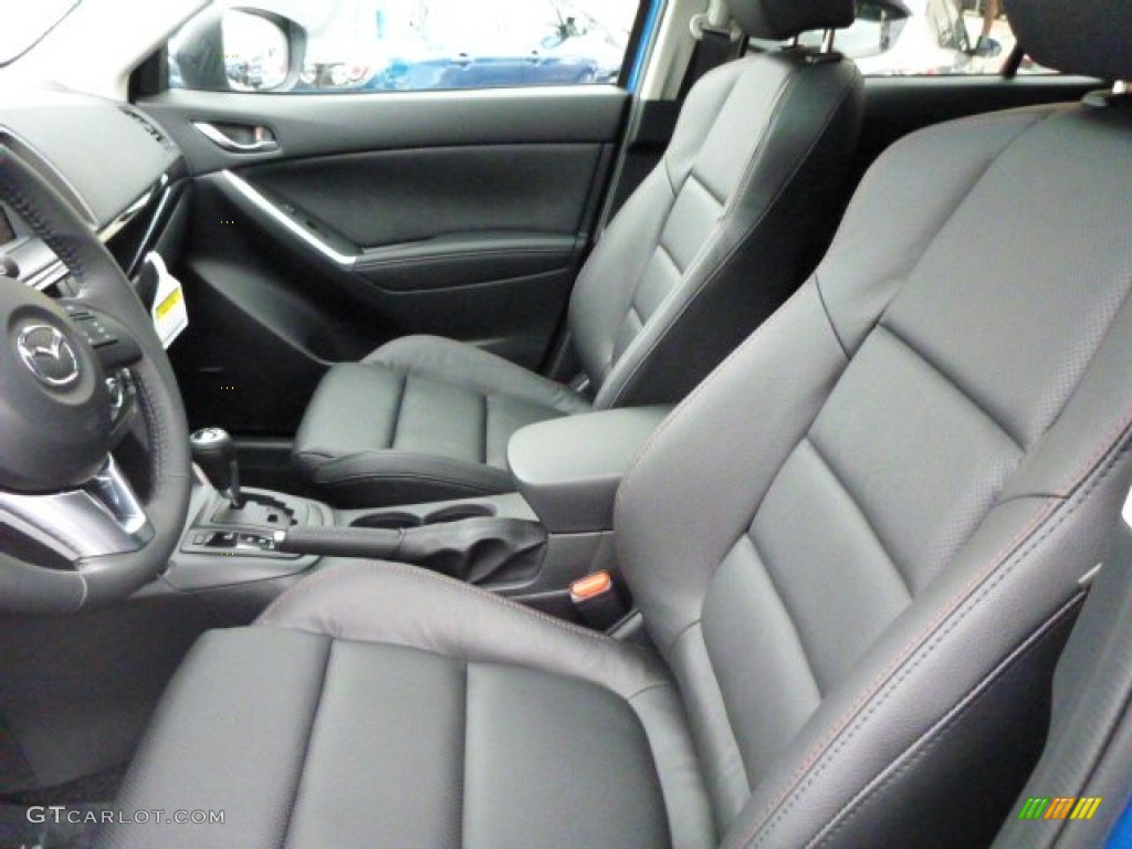 Black Interior 2014 Mazda CX-5 Grand Touring AWD Photo #78909888