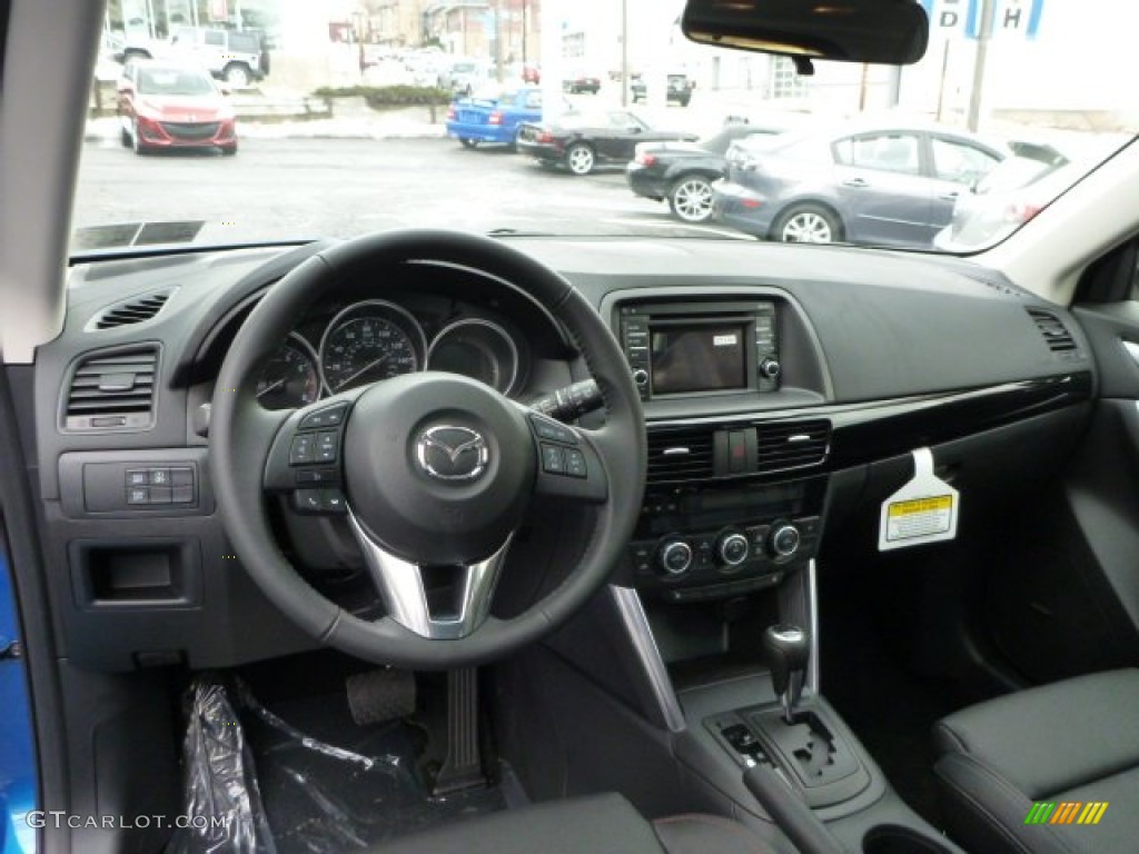 2014 Mazda CX-5 Grand Touring AWD Black Dashboard Photo #78909921